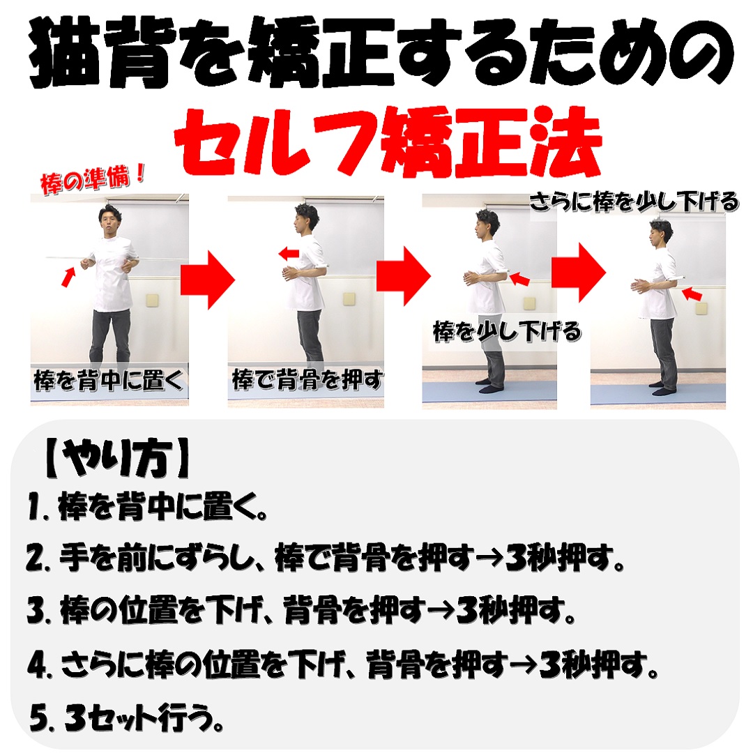 整体で猫背を治す前に試した方が良い猫背体操３選 小顔矯正 整体を東京でお探しならrevision