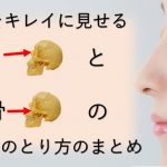横顔を綺麗に見せる鼻と頬骨のバランスを取り方を説明したブログのイメージ画像