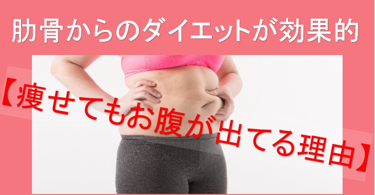 肋骨からのダイエットが効果的 痩せてもお腹が出てる理由 小顔矯正 整体を東京でお探しならrevision