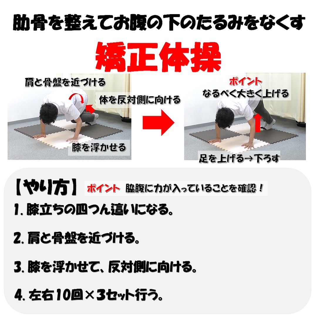 肋骨からのダイエットが効果的 痩せてもお腹が出てる理由 小顔矯正 整体を東京でお探しならrevision