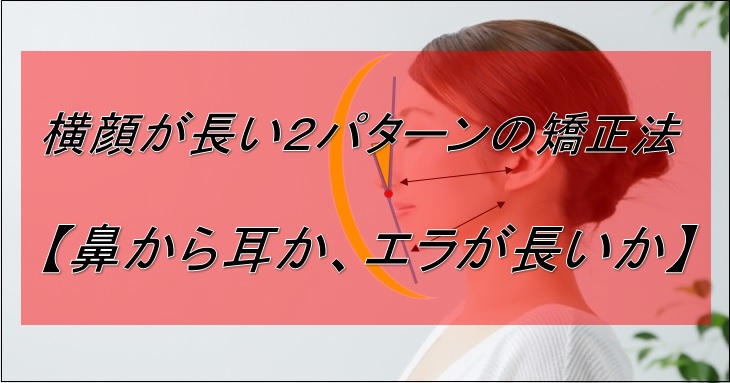 横顔が長い２パターンの矯正法 鼻から耳か エラが長いか 小顔矯正 整体を東京でお探しならrevision